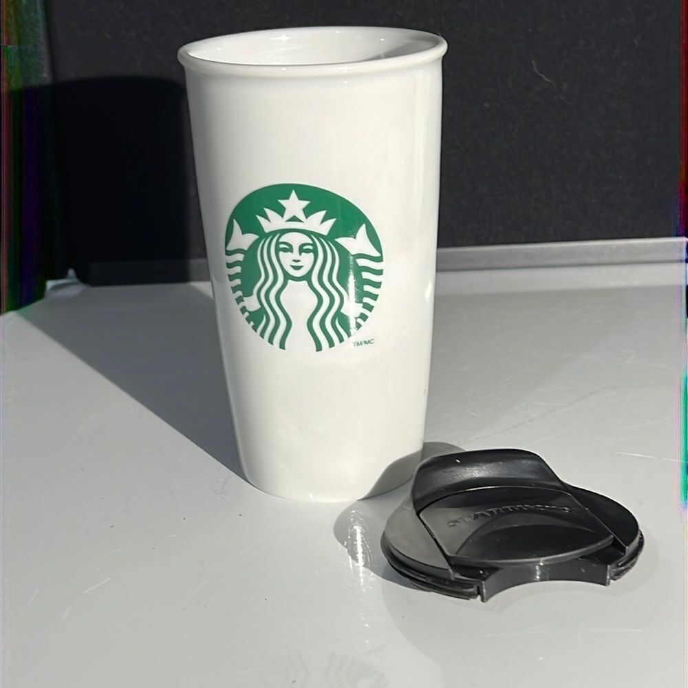 Starbucks 2011 Travel Mug with Lid 12oz